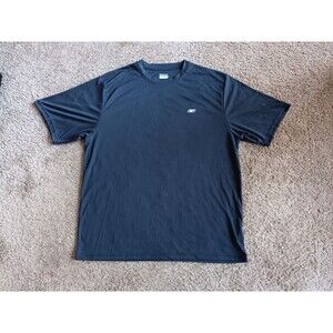 Reebok T-Shirt Men's XXL Dry Fit Black Short Sleeve